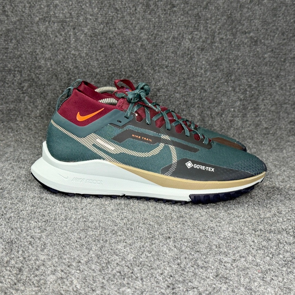 Nike React Pegasus Trail 4 Gore-Tex Running Shoe Men 10 Deep Jungle Night Maroon